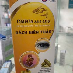 Viên uống Omega 3-6-9 Q10 Hỗ Trợ Bổ Não, Sáng Mắt, Khỏe Tim Mạch, Đẹp Da - 100 Viên Nang Mềm Bổ Sung Sức Khỏe