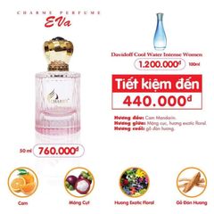 Nước Hoa Nữ Charme Eva 50ml - Hương Hoa Cỏ Tươi Mát, Độ Lưu Hương Lâu, Chai Sang Trọng, Quà Tặng Phái Đẹp