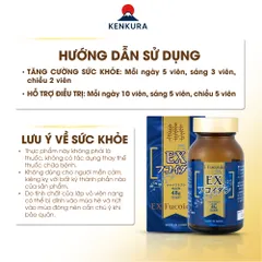 EX Fucoidan Nhật Chính Hãng Hỗ Trợ U Bướu - 150 Viên