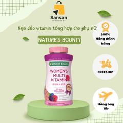 Kẹo dẻo tổng hợp cho Nữ Nature's Bounty Women's multi vitamin 240 viên của Mỹ
