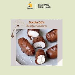 Kẹo Socola Dừa Bounty Miniatures 330g - Hương Vị Ngọt Bùi Nguyên Chất Mỹ - Bánh Kẹo Thích Hợp Cho Tín Đồ Socola