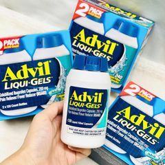 Viên Uống Giảm Đau Hạ Sốt Advil 120 Viên 200mg - Giảm Đau Nhanh, Hiệu Quả Cho Mọi Lứa Tuổi