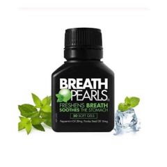 Viên uống thơm miệng Breath Pearls 50 viên - Thực phẩm chức năng giữ hơi thở tươi mát, tự tin giao tiếp hàng ngày