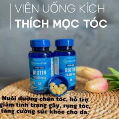 Viên uống mọc tóc Ultra Mega Biotin 10000mcg Puritan’s Pride 100 viên, nuôi tóc chắc khỏe
