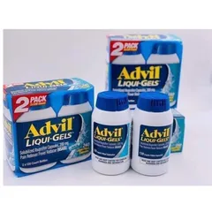Viên Uống Giảm Đau Hạ Sốt Advil Liqui-Gels 120 viên - Phục hồi nhanh chóng đau nhức và sốt hiệu quả với Ibuprofen