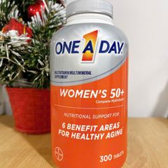 Vitamin Tổng Hợp Nữ One A Day 50+ - 300 Viên Giúp Tăng Cường Sức Khỏe và Cân Bằng Hormone Cho Phụ Nữ Trên 50 Tuổi