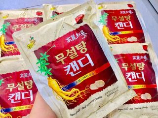 Kẹo Sâm Không Đường Red Ginseng HQ 500g - Bổ Dưỡng, Giảm Mệt Mỏi, Sản Phẩm Sức Khỏe Tuyệt Vời