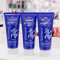 Sữa Rửa Mặt Hatomugi Acne Care 130g - Giảm Mụn, Sạch Sâu, Dành Cho Da Dầu và Nhạy Cảm