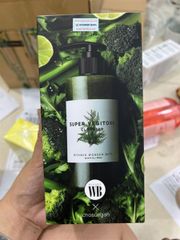 Mặt Nạ Rửa Mặt Super Vegitoks Cleanser Xanh 300ml – Làm Sạch Sâu và Sáng Da Từ Rau Củ Tự Nhiên