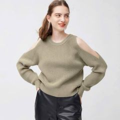 Áo Len Khoe Vai Thời Trang Nữ #Gu Japan - Chất Len Mềm Mại, Dễ Phối Đồ, Siêu Xinh, Giá Chỉ 280k