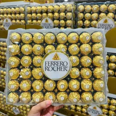 Socola Nhân Hạt Dẻ Ferrero Rocher 48 Viên 600g - Quà Tặng Sang Trọng Cho Ngày Lễ Valentine