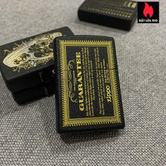 Bật Lửa Zippo 236 Khắc Tem Bảo Hành Guarantee - Bật Lửa Chất Lượng Cao, Quà Tặng Ý Nghĩa cho Người Yêu Thích Zippo
