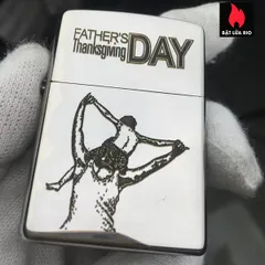 Zippo 250 Khắc Ngày Của Cha - Quà Tặng Ý Nghĩa Cho Bố, Zippo Thời Trang 2023, Độc Đáo, Sang Trọng