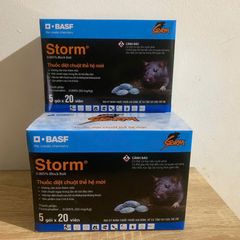 Thuốc Diệt Chuột Storm 5 Gói Nhập Khẩu Đức - An Toàn, Hiệu Quả Cao, Flocoumafen 0.005%, Dễ Dùng Trong Nhà và Ngoài Trời