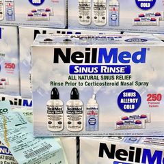 BỘ XỊT  RỬA  MŨI NEILMED SINUS RINSE 250 gói muối nhập usa 🇺🇸