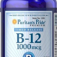 Viên Uống Bổ Máu Puritan's Pride Vitamin B-12 1000 mcg Timed Release - Hỗ Trợ Tăng Cường Trí Não và Năng Lượng - 250 Viên