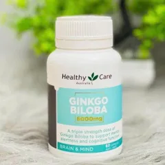 Healthy Care Ginkgo Biloba 6000mg 60 Viên Chính Hãng Australia – Thực Phẩm Bổ Sung Dinh Dưỡng