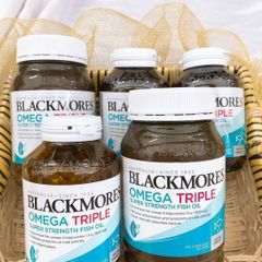 Omega 3 Triple Super Strength Fish Oil Blackmores 60 viên, tim mạch, trí não