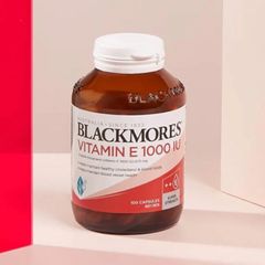 Viên uống Vitamin E 1000IU Blackmores 100 viên - Chống oxy hóa, bảo vệ da, cải thiện sức khỏe làn da hiệu quả