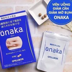 Viên uống giảm mỡ bụng ONAKA 60 viên - Hỗ trợ giảm cân hiệu quả, chiết xuất tự nhiên từ Nhật Bản
