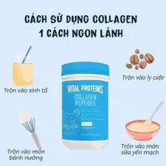 Bột Collagen Peptides Vital Proteins 284g ( Hộp giấy mẫ mới) - Tăng cường vẻ đẹp, cải thiện da, không mùi - Giải pháp làm đẹp tự nhiên hiệu quả