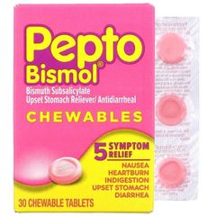 Viên uống tiêu hóa dạ dày Pepto Bismol 30 viên - Giảm khó tiêu, hỗ trợ tiêu hóa hiệu quả cho sức khỏe dạ dày