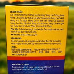 Viên Uống Hỗ Trợ Xương Khớp Tradiphar - Giảm Đau Lưng, Nhức Mỏi Gối, Cải Thiện Thoái Hóa Khớp Từ Thiên Nhiên