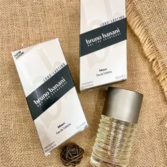 Nước Hoa Nam Bruno Banani Man Eau De Toilette 50ml - Hương thơm cổ điển tự tin với quế xanh, hoa heliotrope và vani ấm áp