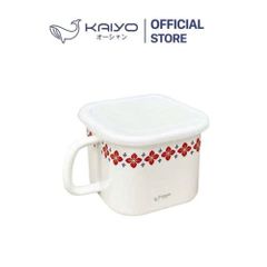Nồi Đa Năng Tráng Men Sứ Kaiyo Dáng Vuông 16cm - Bếp Từ, Lẩu Mini, Thiết Kế Sang Trọng, An Toàn Sử Dụng.