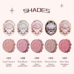 Phấn Má Hồng Flower Knows Strawberry Rococo 5g - Thiết Kế Sang Trọng, Màu Sắc Tự Nhiên, Dễ Sử Dụng, Giữ Màu Lâu Trôi