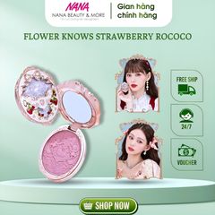 Phấn Má Hồng Flower Knows Strawberry Rococo 5g - Thiết Kế Sang Trọng, Màu Sắc Tự Nhiên, Dễ Sử Dụng, Giữ Màu Lâu Trôi