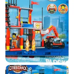Bộ Lắp Ráp Lego Đội Cứu Hỏa 98422 - Đồ Chơi Giáo Dục Phát Triển Sáng Tạo và Kỹ Năng Vận Động cho Trẻ Em