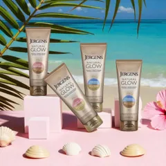 Kem Dưỡng Thể Jergens Natural Glow Firming 221ml - Dưỡng Ẩm, Giúp Da Săn Chắc và Sáng Mịn Hàng Ngày