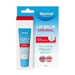 Son Dưỡng Môi Dermal Therapy Lip Balm 10gr - Khắc Phục Khô Nứt Môi, Da Mềm Mịn, Được Chuyên Gia Khuyên Dùng