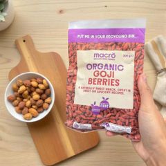 Quả Kỷ Tử Hữu Cơ Macro Úc 200g - Goji Berries Tự Nhiên Giàu Vitamin, Hỗ Trợ Sức Khỏe Mắt, Da, Miễn Dịch