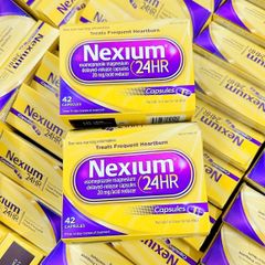 Viên uống Nexium 24HR 42 viên - Hỗ trợ điều trị viêm loét dạ dày và kiểm soát acid, cải thiện sức khỏe tiêu hóa