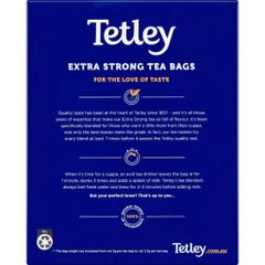 Trà Túi Lọc Tetley - Hộp 100 Gói Trà Thư Giãn, Thích Hợp Cho Mọi Lứa Tuổi, Pha Nóng Lạnh, Trải Nghiệm Thưởng Trà Tuyệt Vời