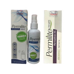 Kem Permilite Permethrin 5% - Dưỡng Da, Loại Bỏ Ghẻ, Chấy Rận Kí Sinh Trùng Ngoài Da, Giảm Ngứa, Sạch Da