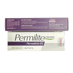 Kem Permilite Permethrin 5% - Dưỡng Da, Loại Bỏ Ghẻ, Chấy Rận Kí Sinh Trùng Ngoài Da, Giảm Ngứa, Sạch Da