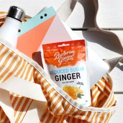 Kẹo Gừng Buderim Nhập Khẩu - Snack Lành Mạnh, Ngọt Ngào và Cay Nhẹ, Đồ Ăn Vặt Chất Lượng Cao Dễ Dàng Mang Theo