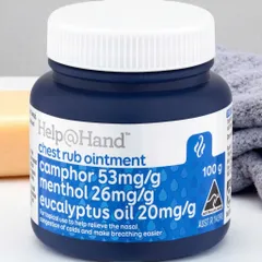 Dầu Xoa Help@Hand 100g Giảm Ho, Dễ Thở, Long Đờm Tốt