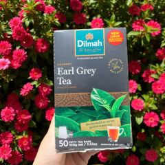 Trà Earl Grey Dilmah 50 túi lọc vị trà thanh và dịu
