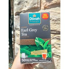 Trà Earl Grey Dilmah 50 túi lọc vị trà thanh và dịu