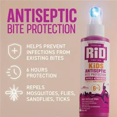 Rid Kids Xịt Bảo Vệ Côn Trùng 100ml - An toàn cho bé, không chứa cồn, bảo vệ da nhạy cảm suốt 6 giờ