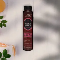 Dầu Dưỡng Tóc Hask Keratin Protein 18ml - Giải Pháp Chăm Sóc Tóc Khô, Xơ và Chẻ Ngọn Tại Nhà với Argan Oil