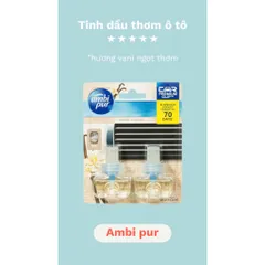 Tinh dầu thơm ô tô Ambi Pur 7.5ml khử mùi cực tốt, sản phẩm chính hãng, thiết kế nhỏ gọn, sang trọng và tiện dụng