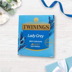 Trà Twinings Hộp 100 Gói Lady Grey - Trà Đen Vị Cam Chanh Dịu Nhẹ, Hương Vị Tươi Mát Cho Ngày Mới