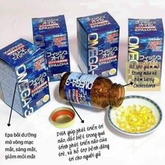 Viên uống Omega 3 Orihiro 180 viên - Hỗ trợ sức khỏe tim mạch và trí não, sản phẩm chiết xuất tự nhiên từ dầu cá chất lượng Nhật Bản