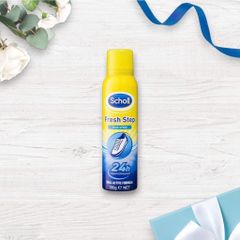 Xịt Khử Mùi Cho Giày Dép Scholl Fresh Step 100g Nhập Khẩu