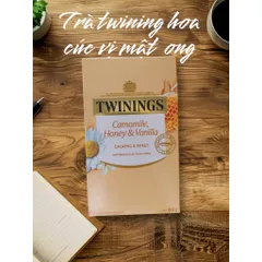 Trà túi lọc Twinings Camomile Mật Ong Vani - Hộp 40 Gói Thảo Mộc Tự Nhiên, Quà Tặng Sức Khỏe Ẩm Thực